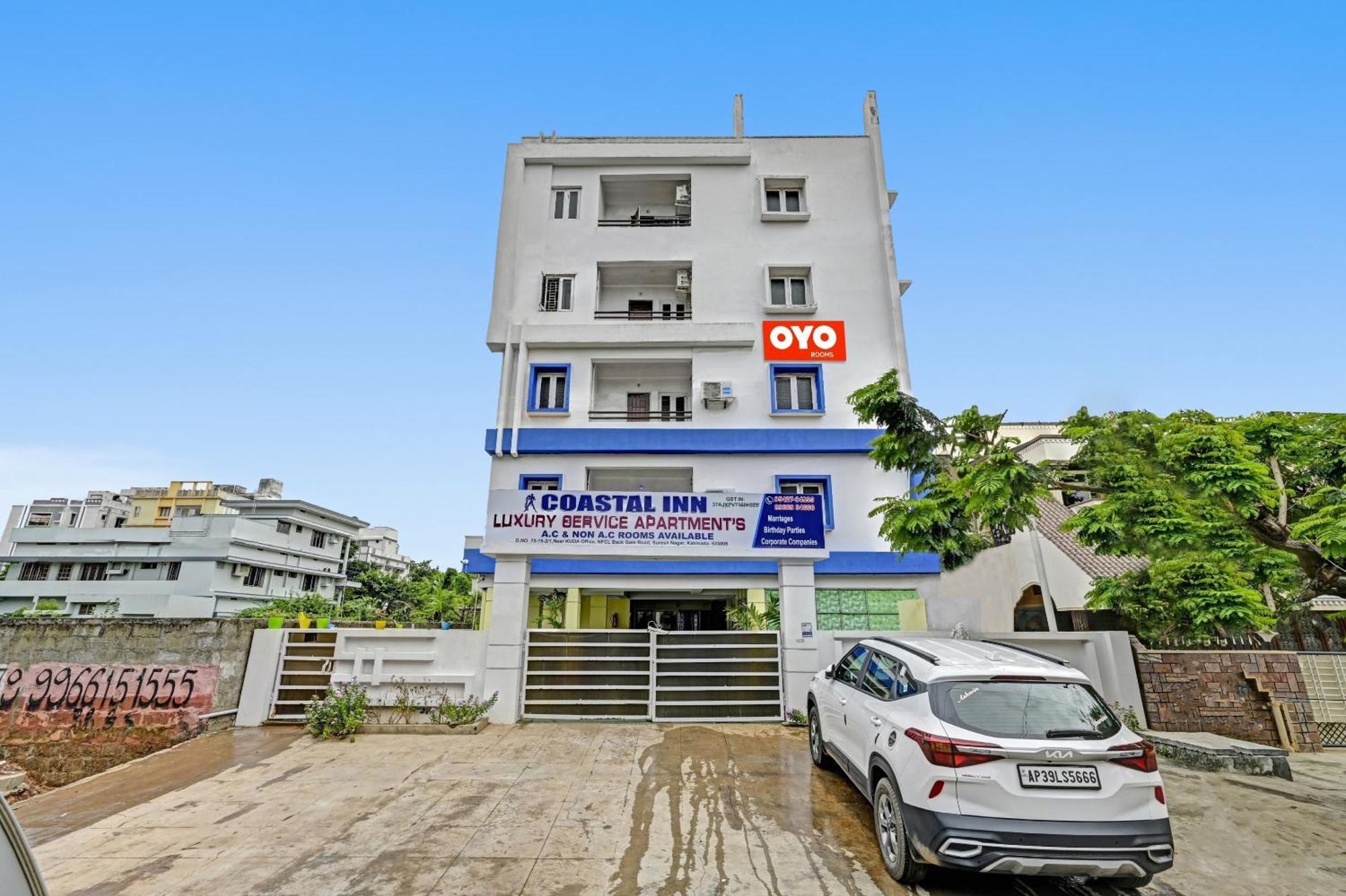 Hotel O Coastal Inn Luxury Service Apartments คาคินาดา ภายนอก รูปภาพ